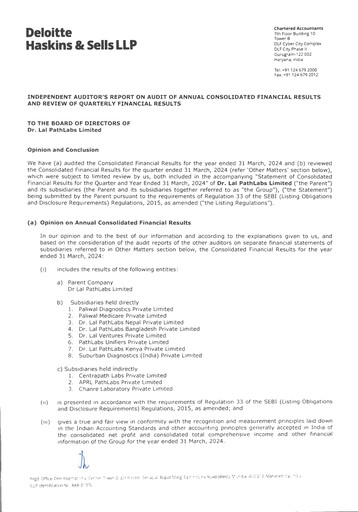 Thumbnail Dr Lal PathLabs
 Financial Statement 2023-2024