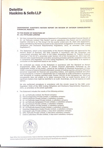 Thumbnail Dr Lal PathLabs
 Quarterly Report 2024-q1