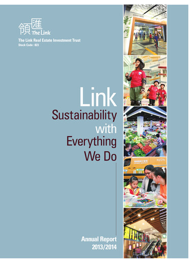 Thumbnail Link REIT
 Annual Report 2013-2014