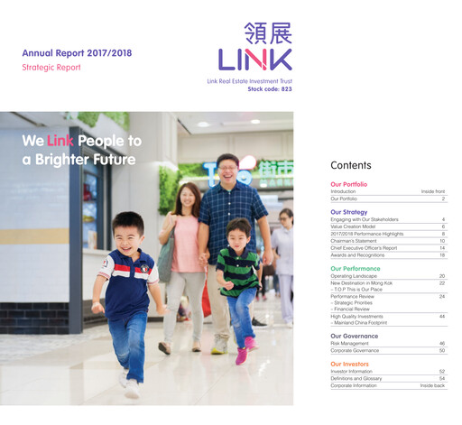Thumbnail Link REIT
 Annual Report 2017-2018
