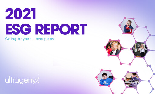 Thumbnail Ultragenyx Pharmaceutical ESG Report 2021