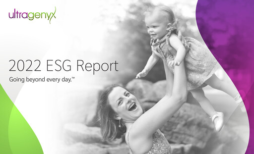 Thumbnail Ultragenyx Pharmaceutical ESG Report 2022