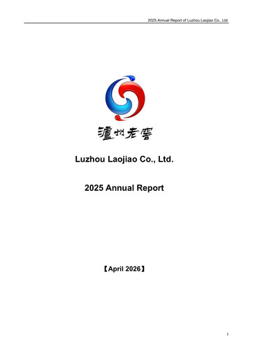 Thumbnail Luzhou Laojiao Annual Report 2025
