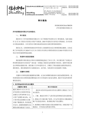 Thumbnail Luzhou Laojiao Financial Statement 2024