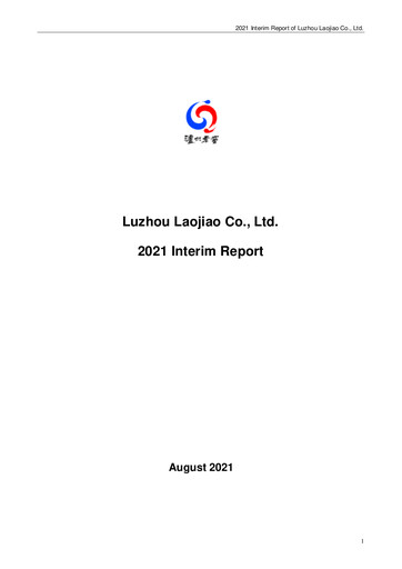 Thumbnail Luzhou Laojiao Half-year Report 2021-h1