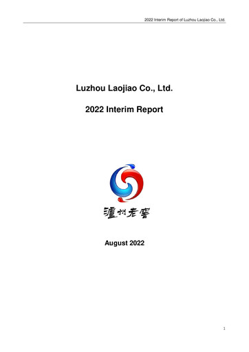 Thumbnail Luzhou Laojiao Half-year Report 2022-h1
