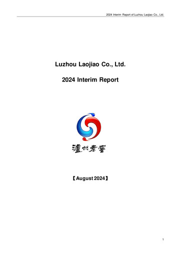 Thumbnail Luzhou Laojiao Half-year Report 2024-h1