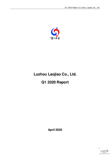 Thumbnail Luzhou Laojiao Quarterly Report 2020-q1