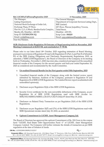 Thumbnail LIC Housing Finance
 Quarterly Report 2023-q2