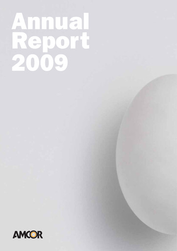 Thumbnail Amcor Annual Report 2009