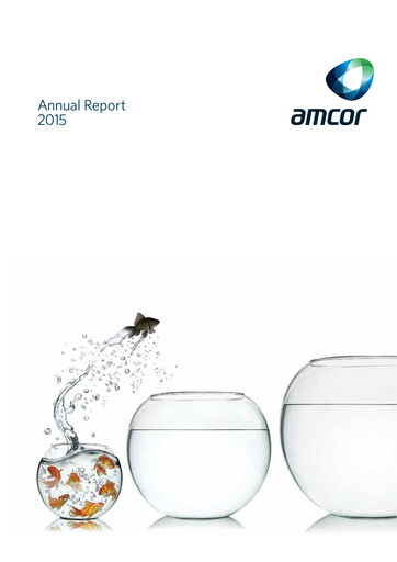 Thumbnail Amcor Annual Report 2015