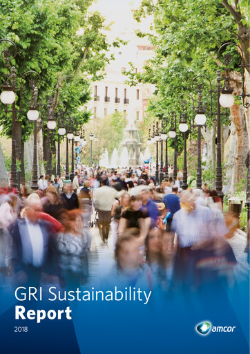 Thumbnail Amcor Sustainability Report 2018