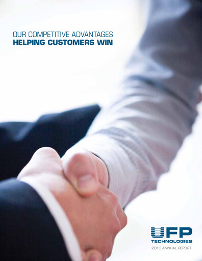 Thumbnail UFP Technologies
 Annual Report 2010