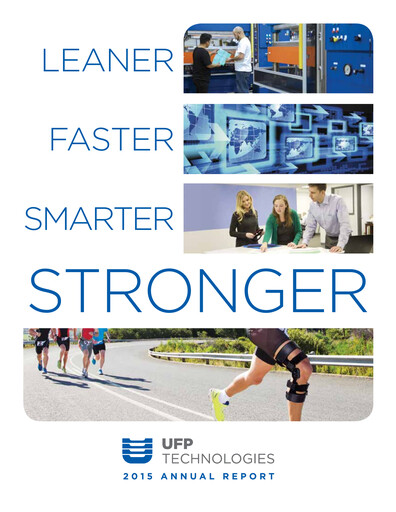 Thumbnail UFP Technologies
 Annual Report 2015