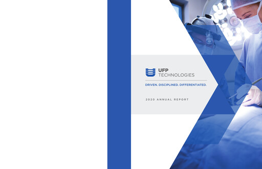 Thumbnail UFP Technologies
 Annual Report 2020