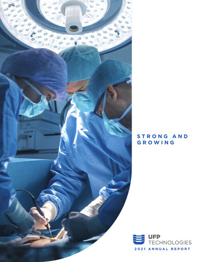 Thumbnail UFP Technologies
 Annual Report 2021