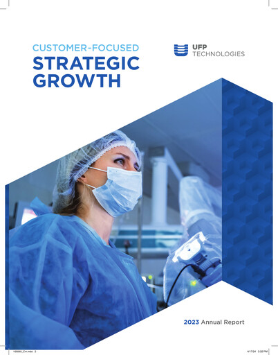 Thumbnail UFP Technologies
 Annual Report 2023
