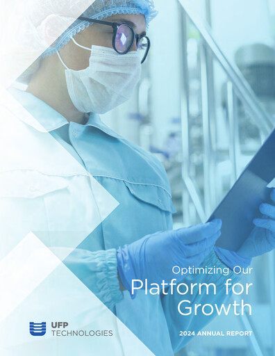 Thumbnail UFP Technologies
 Annual Report 2024