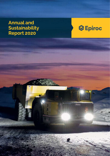 Thumbnail Epiroc Annual Report 2020