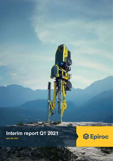 Vorschaubild Epiroc Quartalsbericht 2021-q1