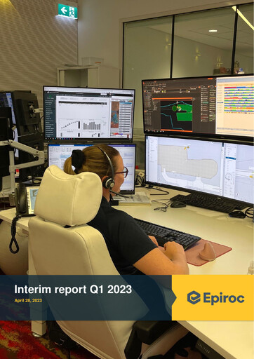 Vorschaubild Epiroc Quartalsbericht 2023-q1