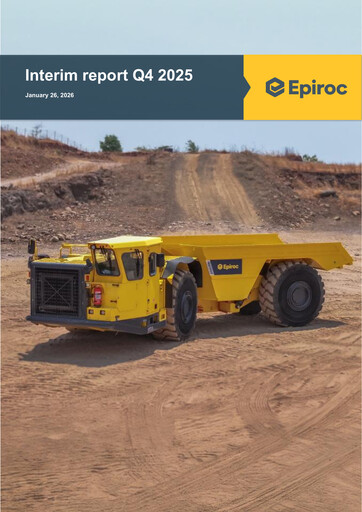 Vorschaubild Epiroc Quartalsbericht 2025-q4