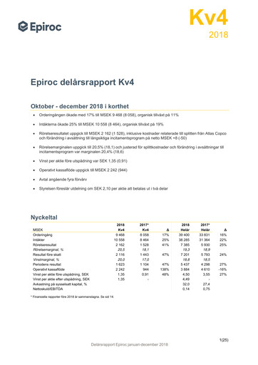 Thumbnail Epiroc Quarterly Report 2018-q4