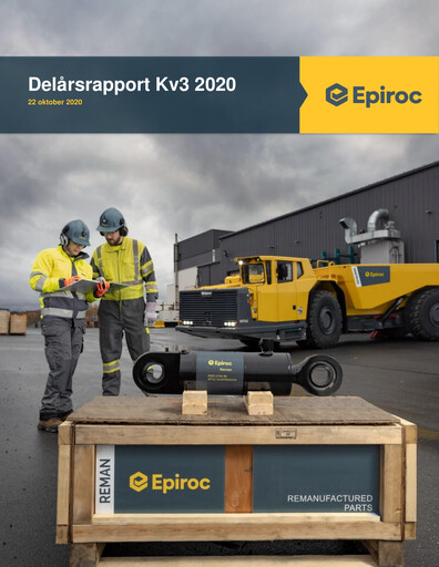 Thumbnail Epiroc Quarterly Report 2020-q3