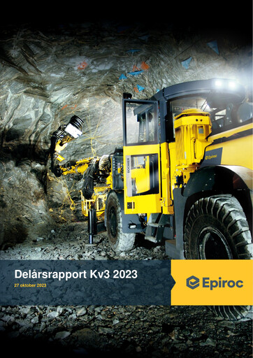 Thumbnail Epiroc Quarterly Report 2023-q3