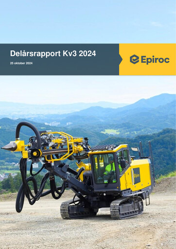 Thumbnail Epiroc Quarterly Report 2024-q3
