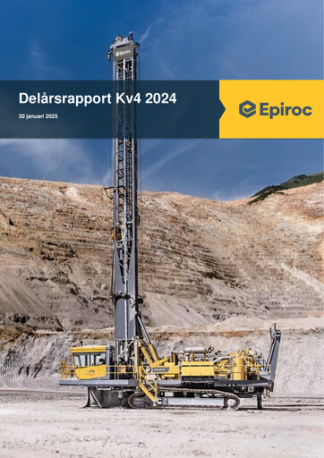 Thumbnail Epiroc Quarterly Report 2024-q4