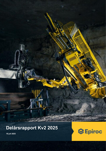 Thumbnail Epiroc Quarterly Report 2025-q2