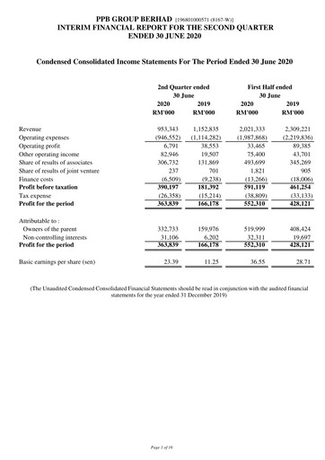 Thumbnail PPB Group Berhad Quarterly Report 2020-q2