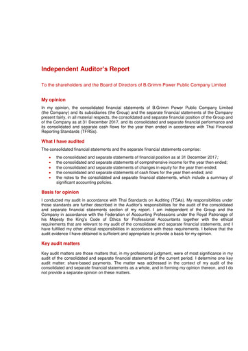 Thumbnail B.Grimm Power Financial Statement 2017