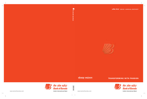 Vorschaubild Bank of Baroda
 Jahresbericht 2005-2006