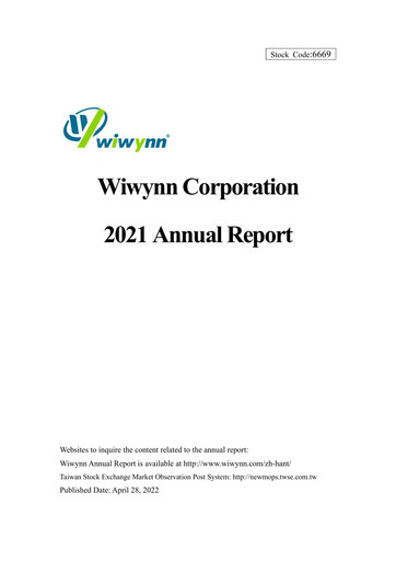 Thumbnail Wiwynn Annual Report 2021