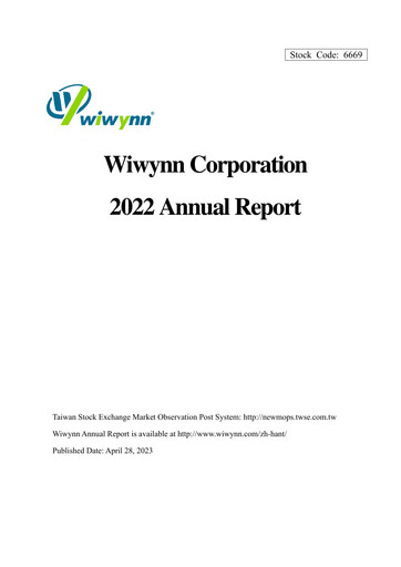 Thumbnail Wiwynn Annual Report 2022
