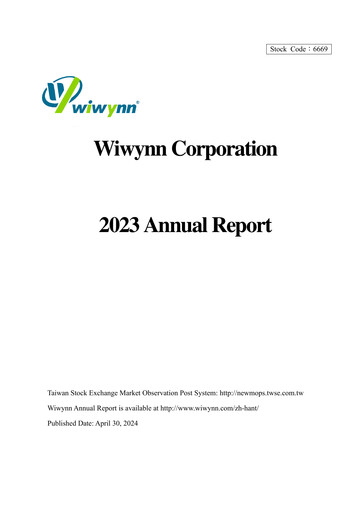 Thumbnail Wiwynn Annual Report 2023