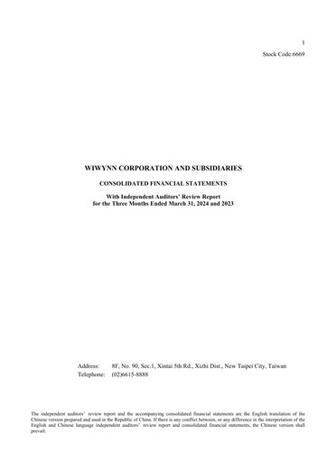 Thumbnail Wiwynn Quarterly Report 2024-q1
