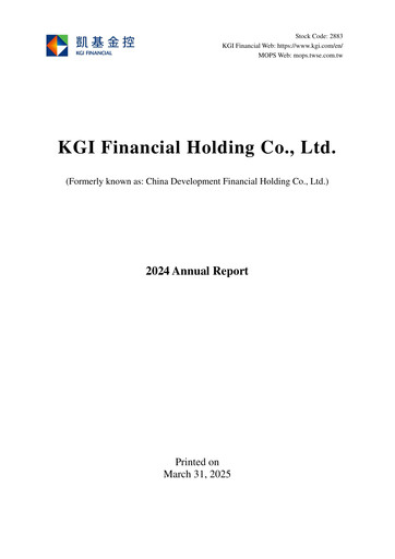 Thumbnail KGI Financial Holding Annual Report 2024
