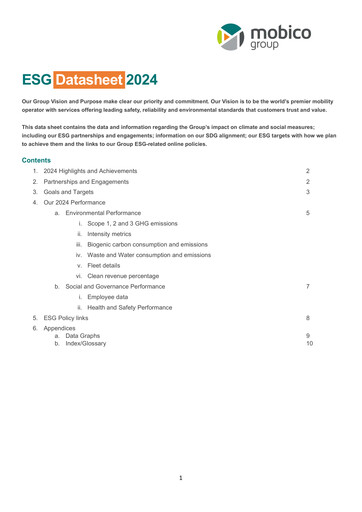 Thumbnail Mobico Group ESG Report 2024