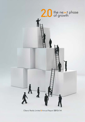 Miniature Oberoi Realty
 Rapport annuel 2013-2014