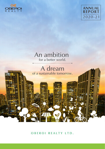Miniature Oberoi Realty
 Rapport annuel 2020-2021