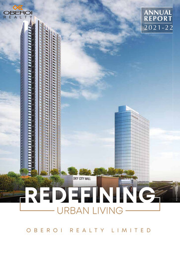 Miniature Oberoi Realty
 Rapport annuel 2021-2022