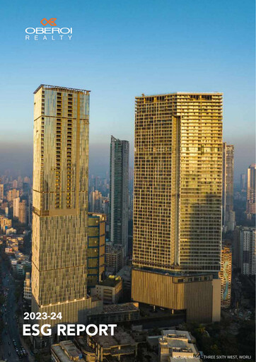 Miniature Oberoi Realty
 Rapport ESG 2023-2024