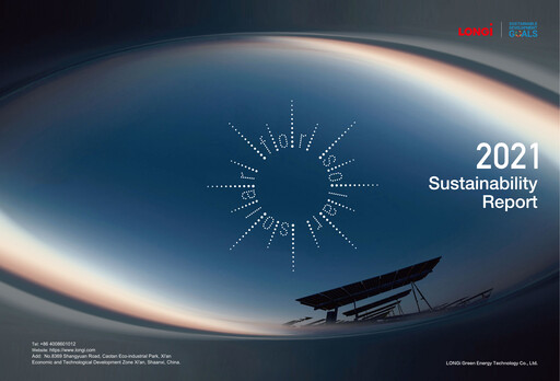 Thumbnail LONGi Green Energy Technology Sustainability Report 2021