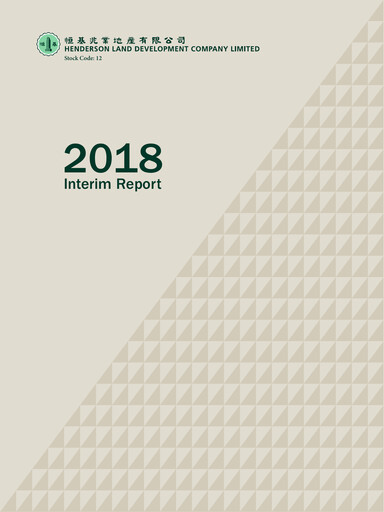 Thumbnail Henderson Land Development
 Half-year Report 2018