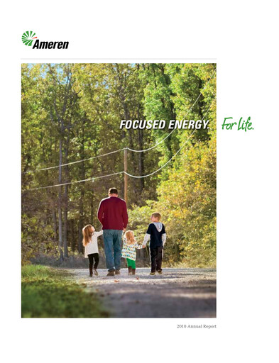 Thumbnail Ameren
 Annual Report 2010