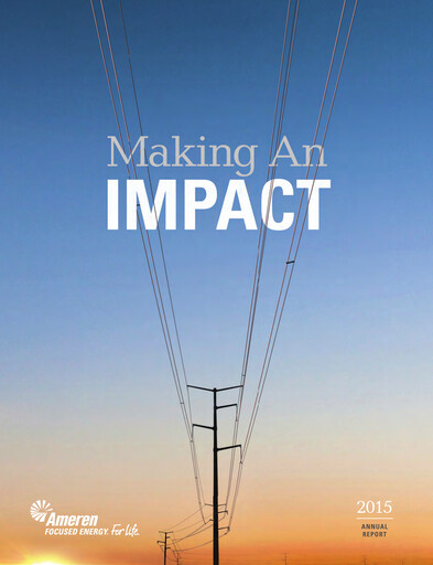 Thumbnail Ameren
 Annual Report 2015