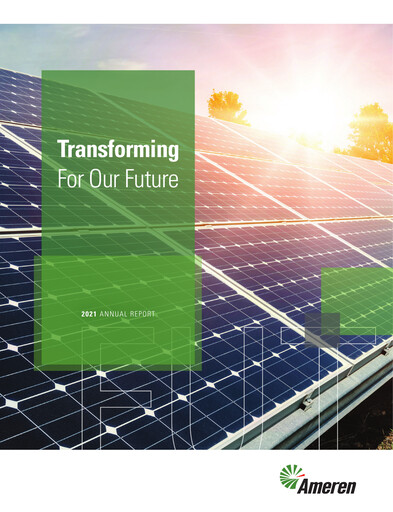 Thumbnail Ameren
 Annual Report 2021